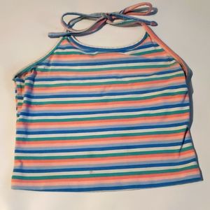 Arizona Jean Co cropped halter top